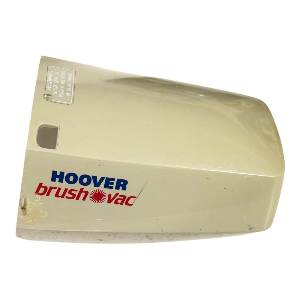 Hoover Brush Vac Replacement Motor Cover Housing Tan Plastic Part Logo Hood